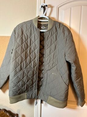Drake Quilted Jacket in Olive Brown